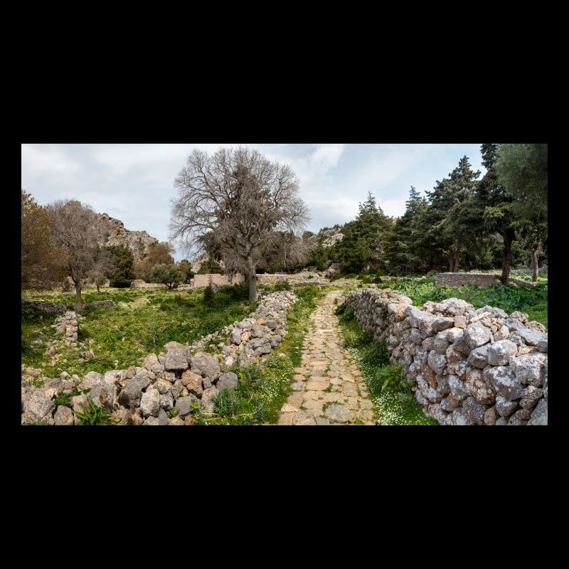 castle ruins of the medieval Palio Pyli Kos