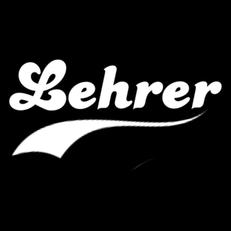 Lehrkraft Schule minimalistisch cooler Spruch