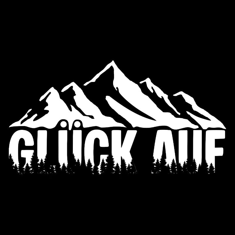 Glueck auf Berg