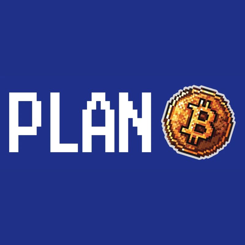 Plan Bitcoin Retro Pixel