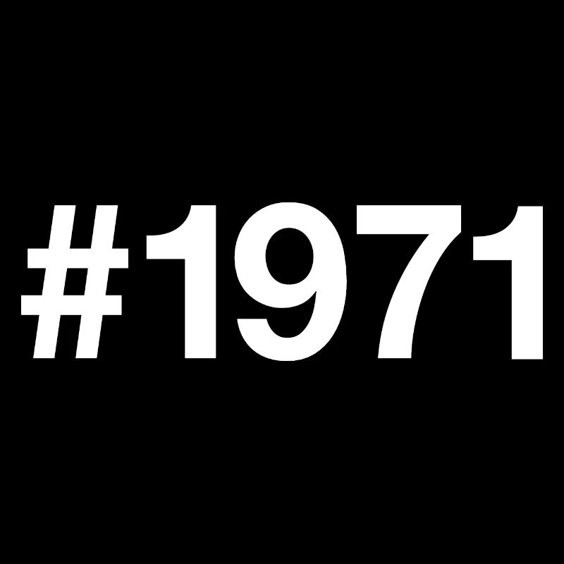 1971 Hashtag 55 Jahre 55. Geburtstag