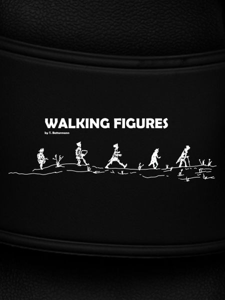 walking Figures white