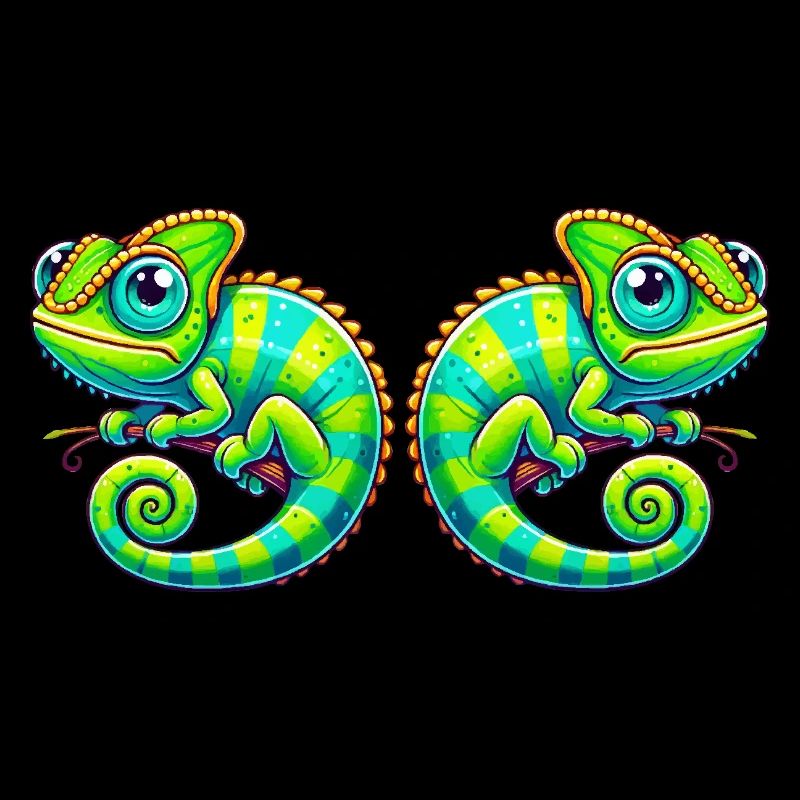 Bande dessinée caméléon