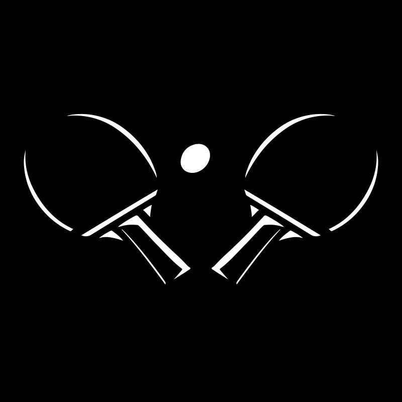 Tischtennisschläger Symbol