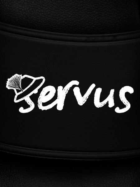 Servus Gruß mit Trachtenhut