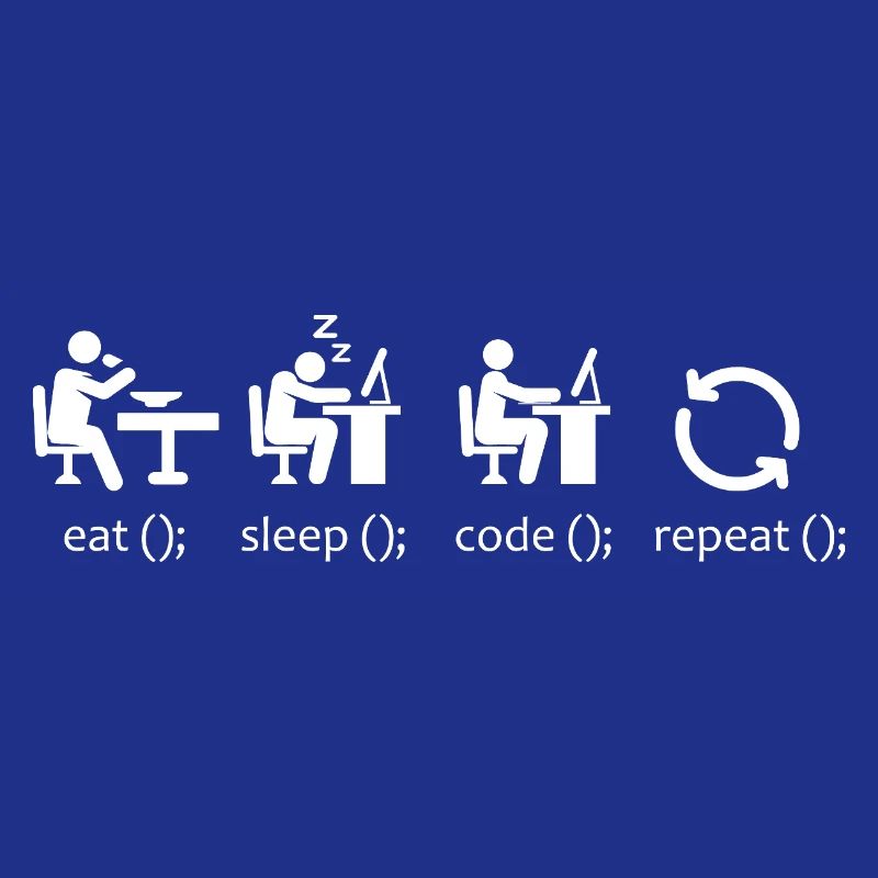 Manger Sleep Code Répéter - Ingénieur logiciel drôle