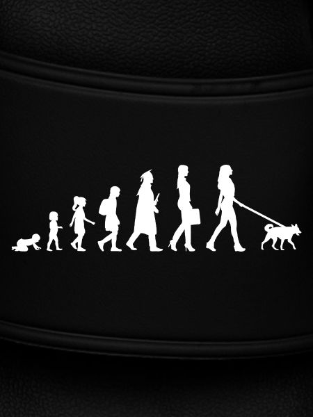 Evolution einer Hundehalterin