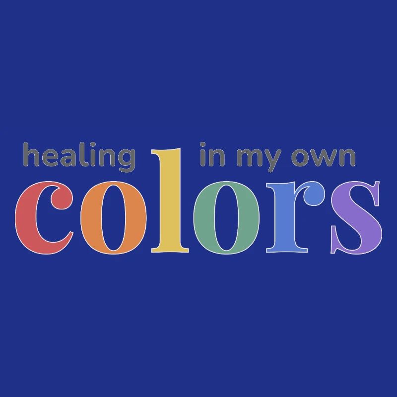 Pride Rainbow Design : Guérir dans mes propres couleurs