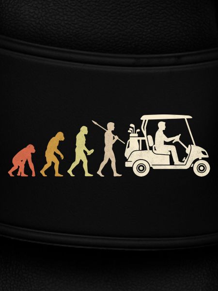 Golfwagen-Evolution Lustiges Golfer-Geschenk
