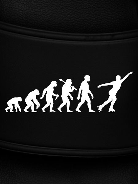 Eiskunstläufer Evolution Eiskunstlauf Schlittschuh