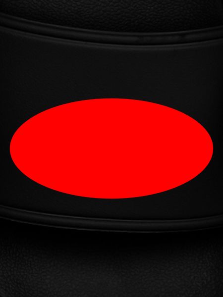 Background oval red