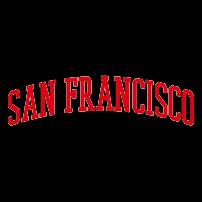 San Francisco Bogen Schriftzug