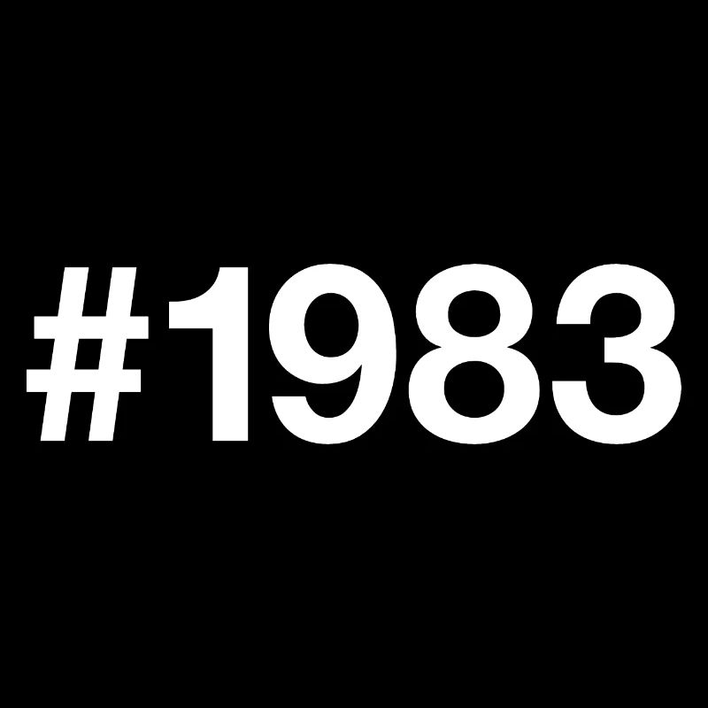1983 Hashtag 43e anniversaire 43 ans