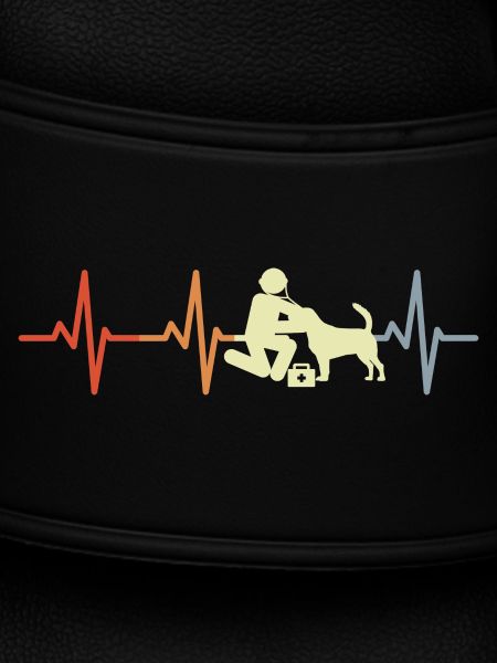 Veterinarian Stick Figures ECG