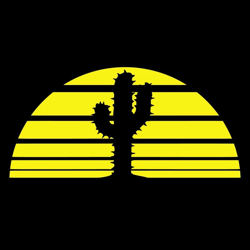 Cactus Plant Spines Desert Cacti Silhouette