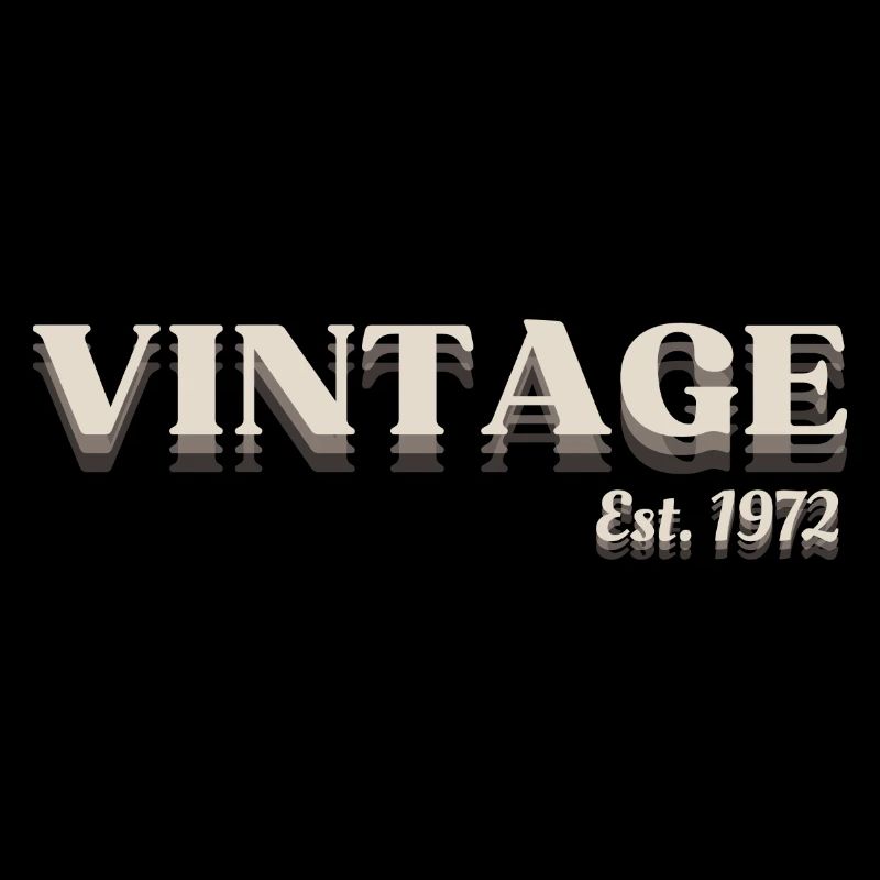 Vintage 1972 Rétro