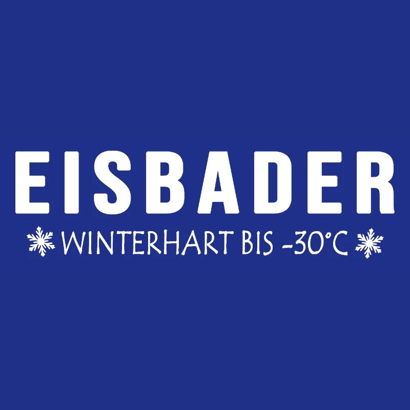 Eisbader Winterhart Winterbader Winter Eisloch