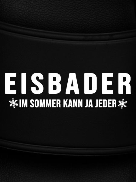 Eisbader Winterschwimmer Eisbaden Wintersport