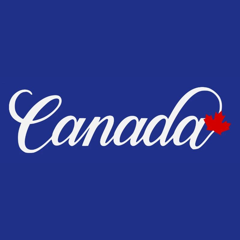 Canada Script with Maple Leaf