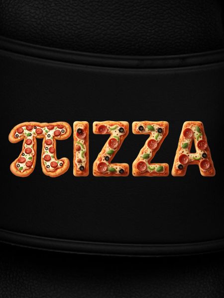 PIZZA Bunte Teigbuchstaben