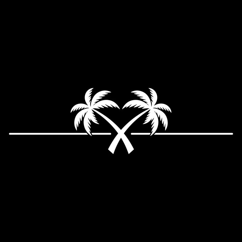 Palm Tree Symbol Island