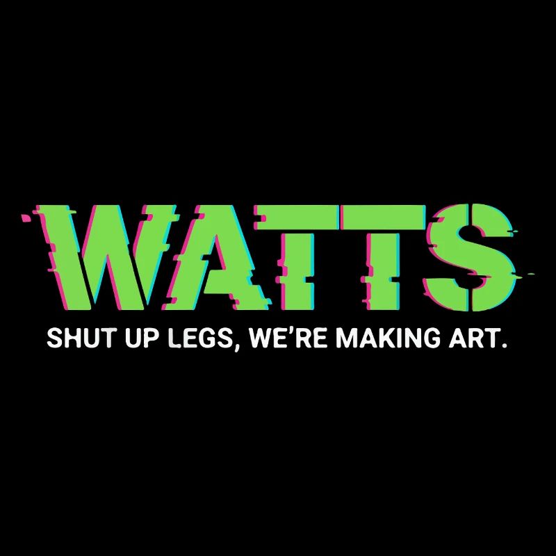 T-shirt Pop Art néon de WATTS