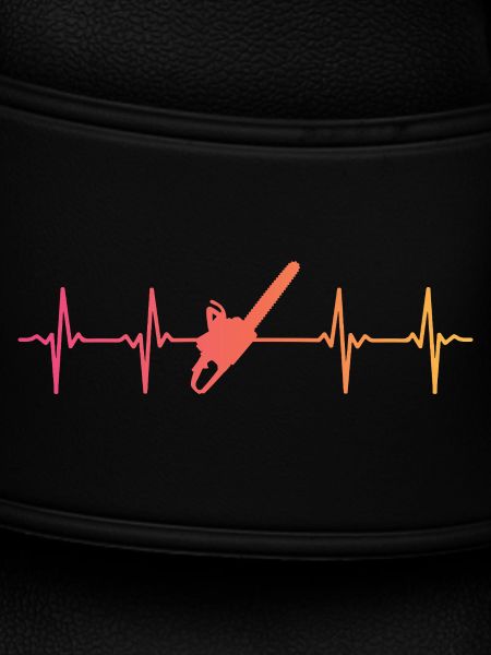 Lumberjack Sunset Heartbeat Chainsaw