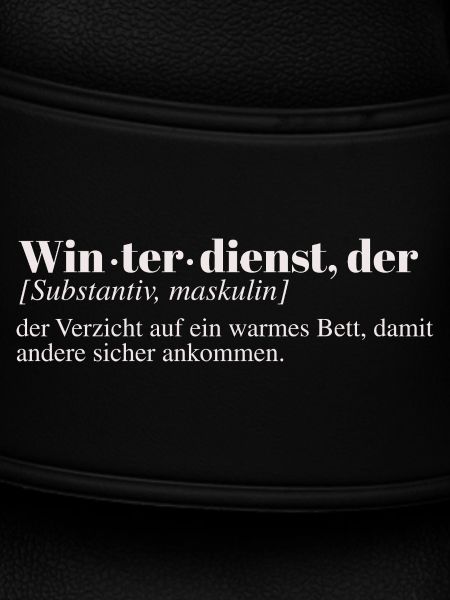 Winterdienst Definition Bett