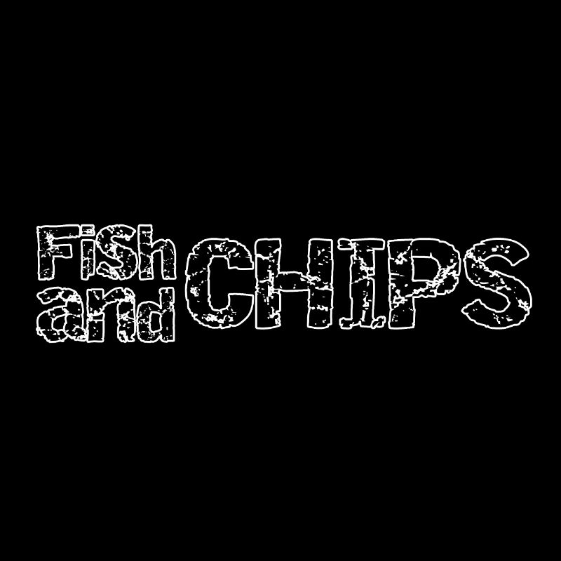 Fish and Chips Retro Ragged