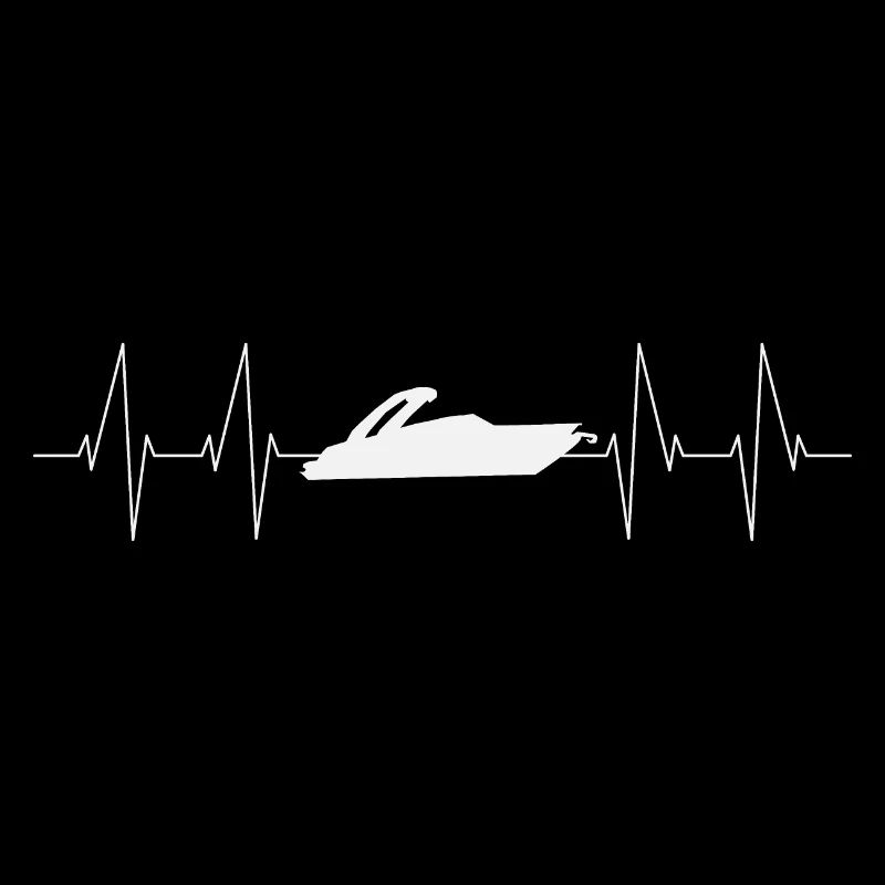 Bateau Heartbeat Silhouette