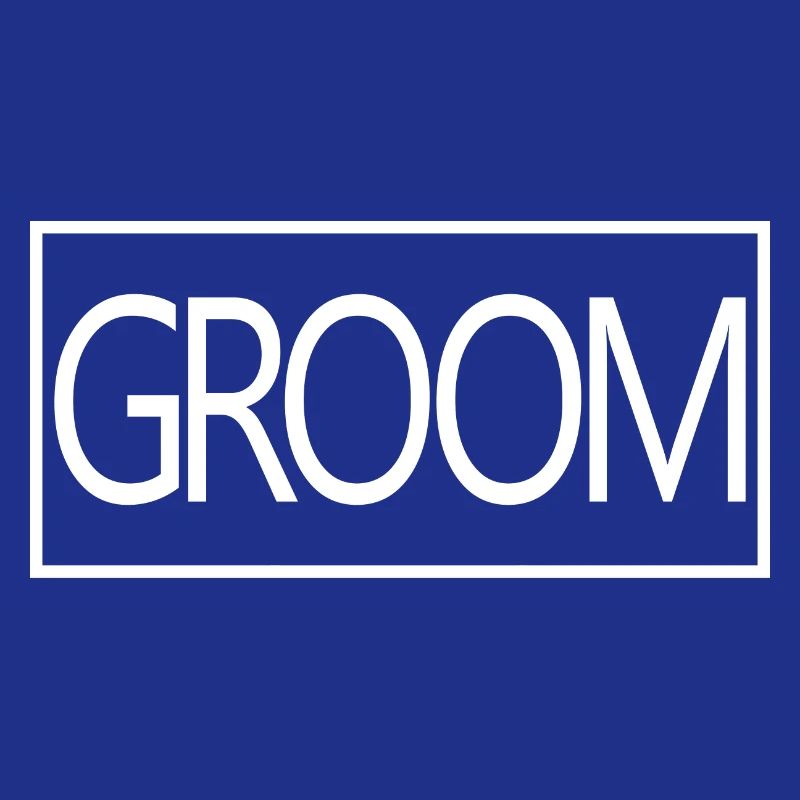 Bräutigam - Ehemann wird Hochzeitsfeier Verlobung