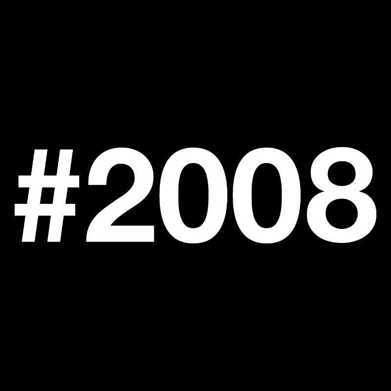 2008 Hashtag 18 ans 18e anniversaire