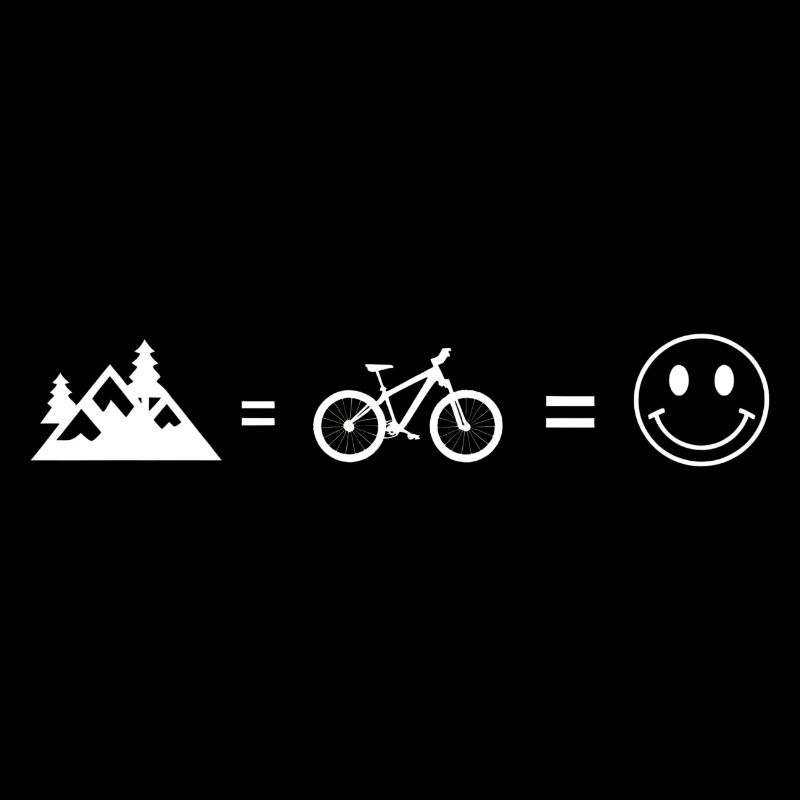 Mountain biking and the mountains, it's luck