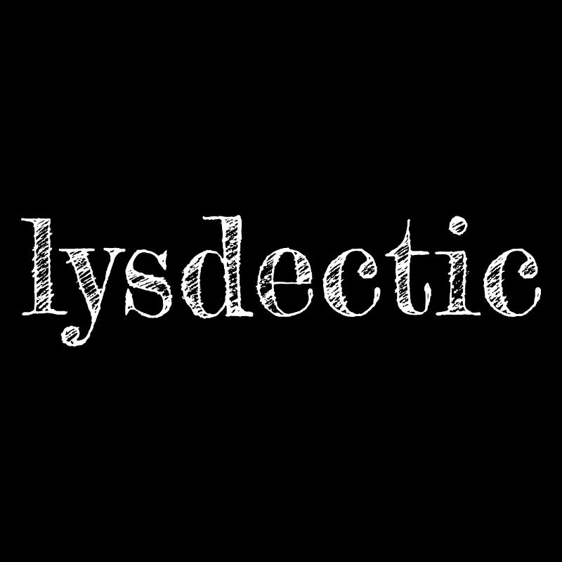 Typographie du Grunge lysdécique