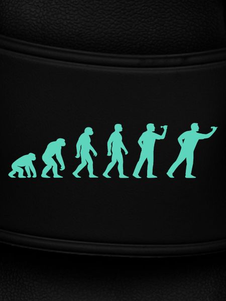 Fortschrittliche Evolutionssilhouette