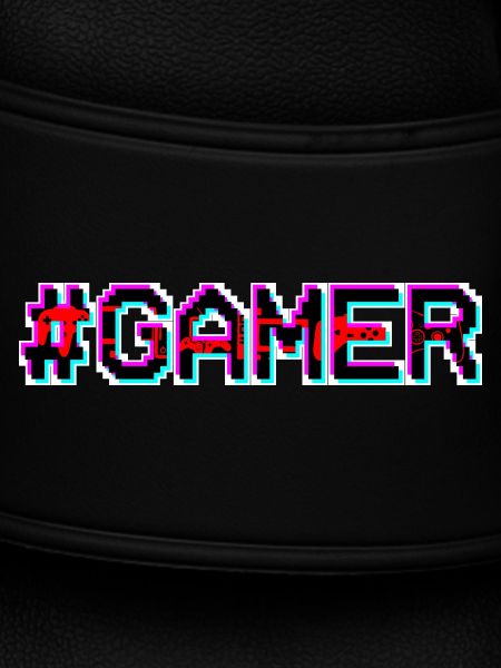 Pixel Neon Gamer Abzeichen