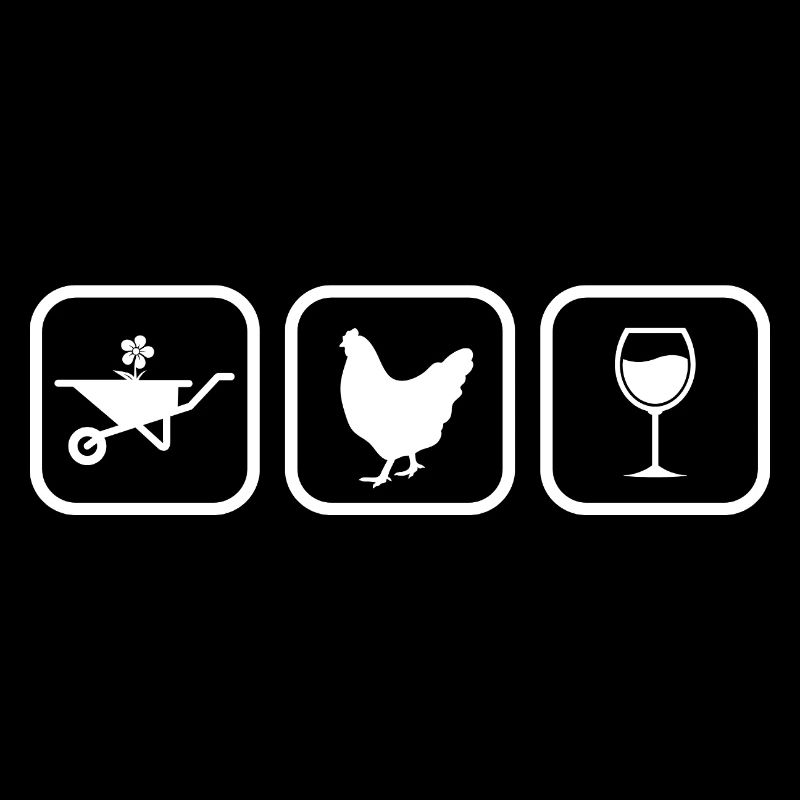 Du jardin, des poules et du vin !