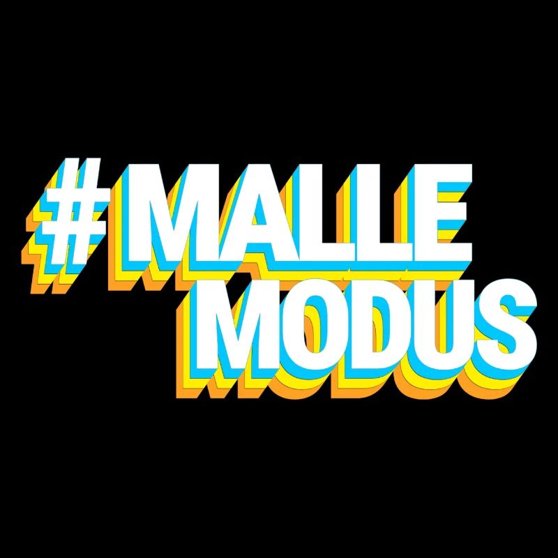 #MALLEMODUS Blau/Orange