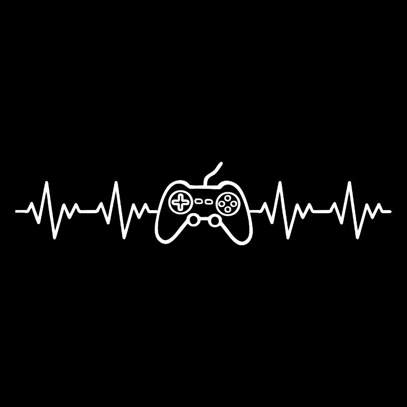 Controller Gamer EKG Herzschlag