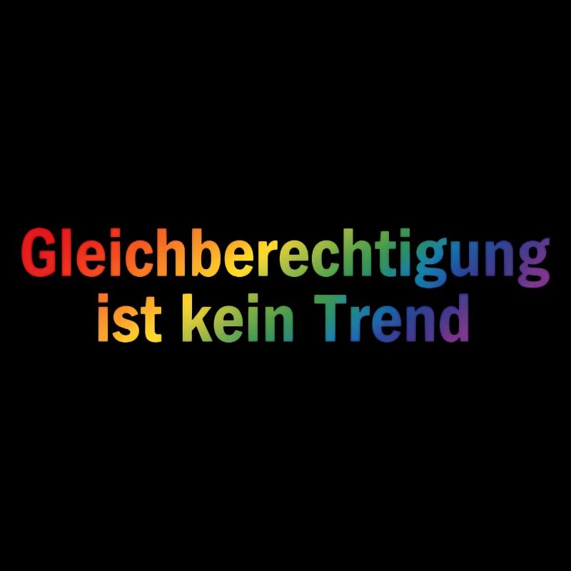 Equality is not a trend