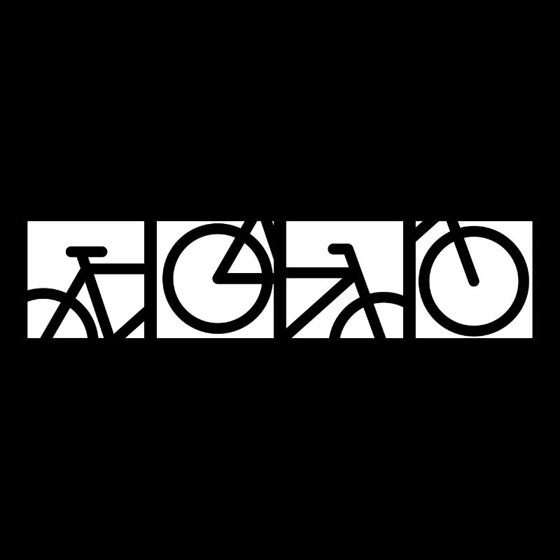 Vélo Pièces Roue Volant selle Motif abstrait