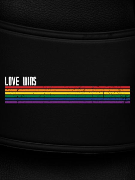Rainbow Stripes Pride Overlay