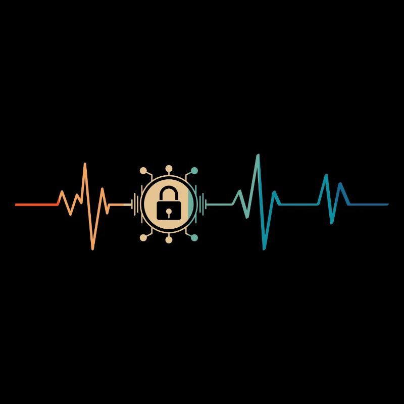 Retro Heartbeat Cyber Security