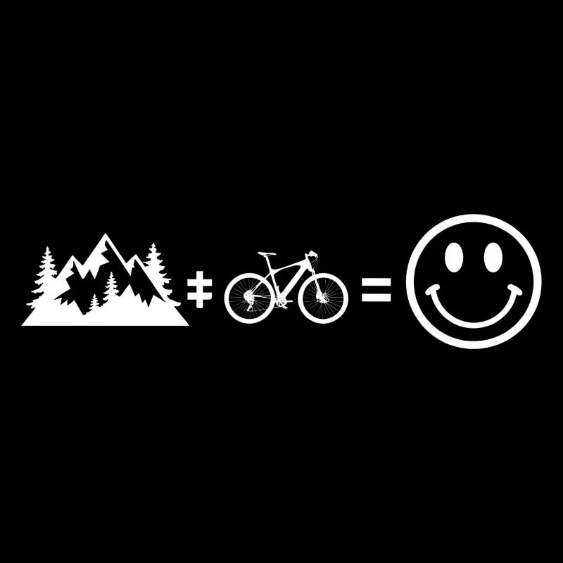 Mountain biking and the mountains, it's luck