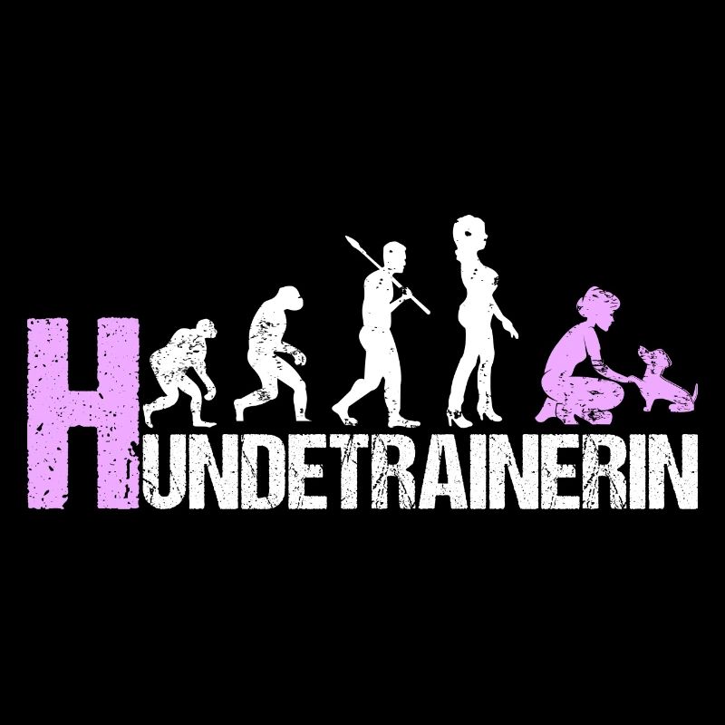 Hundetrainerin Evolution Pink Geschenk