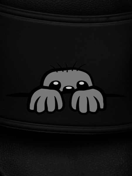Mole looks out