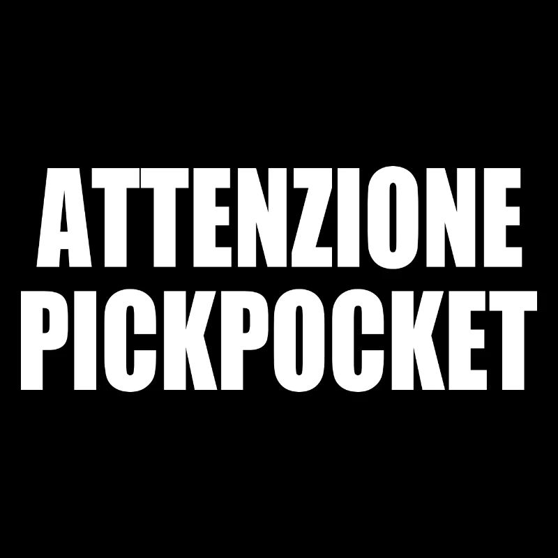 attenzione pickpocket