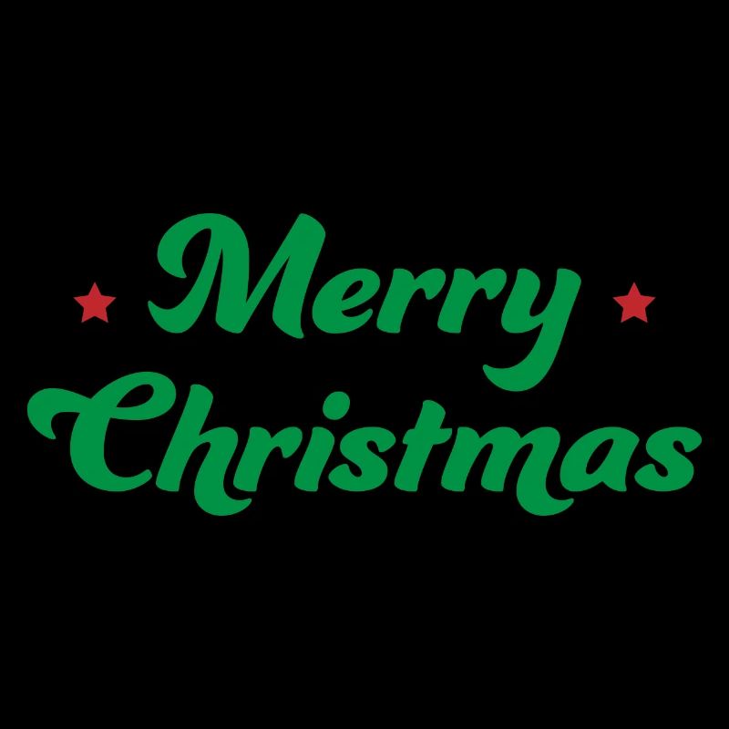 Joyeux Noël Astérisque Vert Rouge
