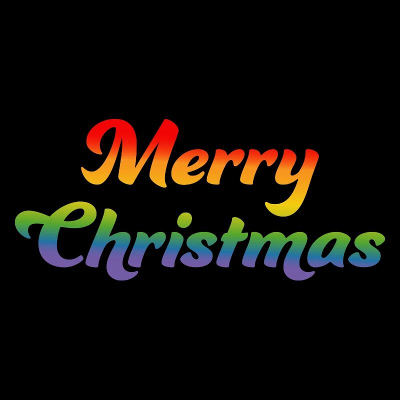 LGBTQI Arc-en-ciel Joyeux Noël