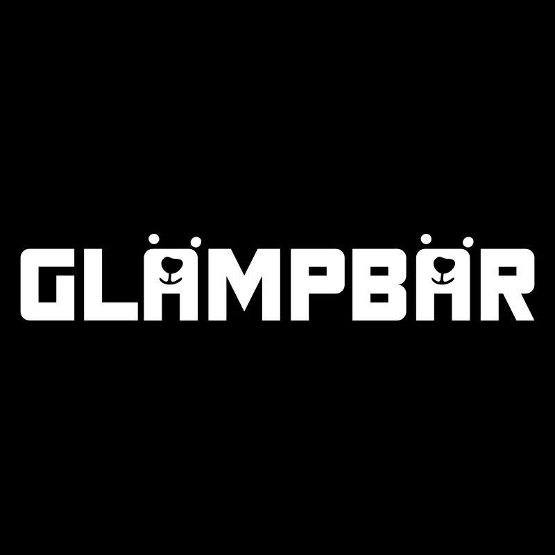 Glamper Camper Camping Bär weiß coole Sprüche Fan